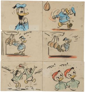 Donald Duck-Storyboard at the Fair 1953