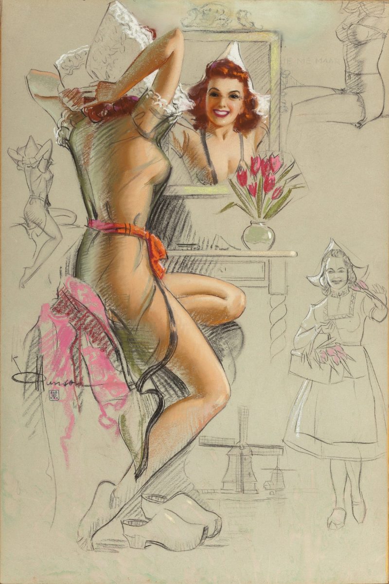 K.O. (KNUTE) MUNSON (American, 20th Century) - You Can't Beat the Dutch!