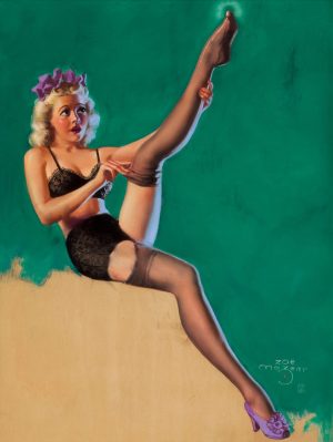 A Run on Sugar, Brown & Bigelow kalender illustratie, 1948