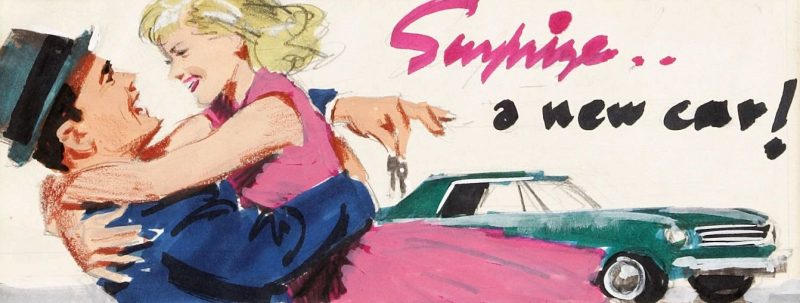 Surprise, a new car!